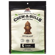 Redbarn Pet Products Chew-A-Bulls Dental Dog Treat Hydrant, 1 Each/6 pk, Large B