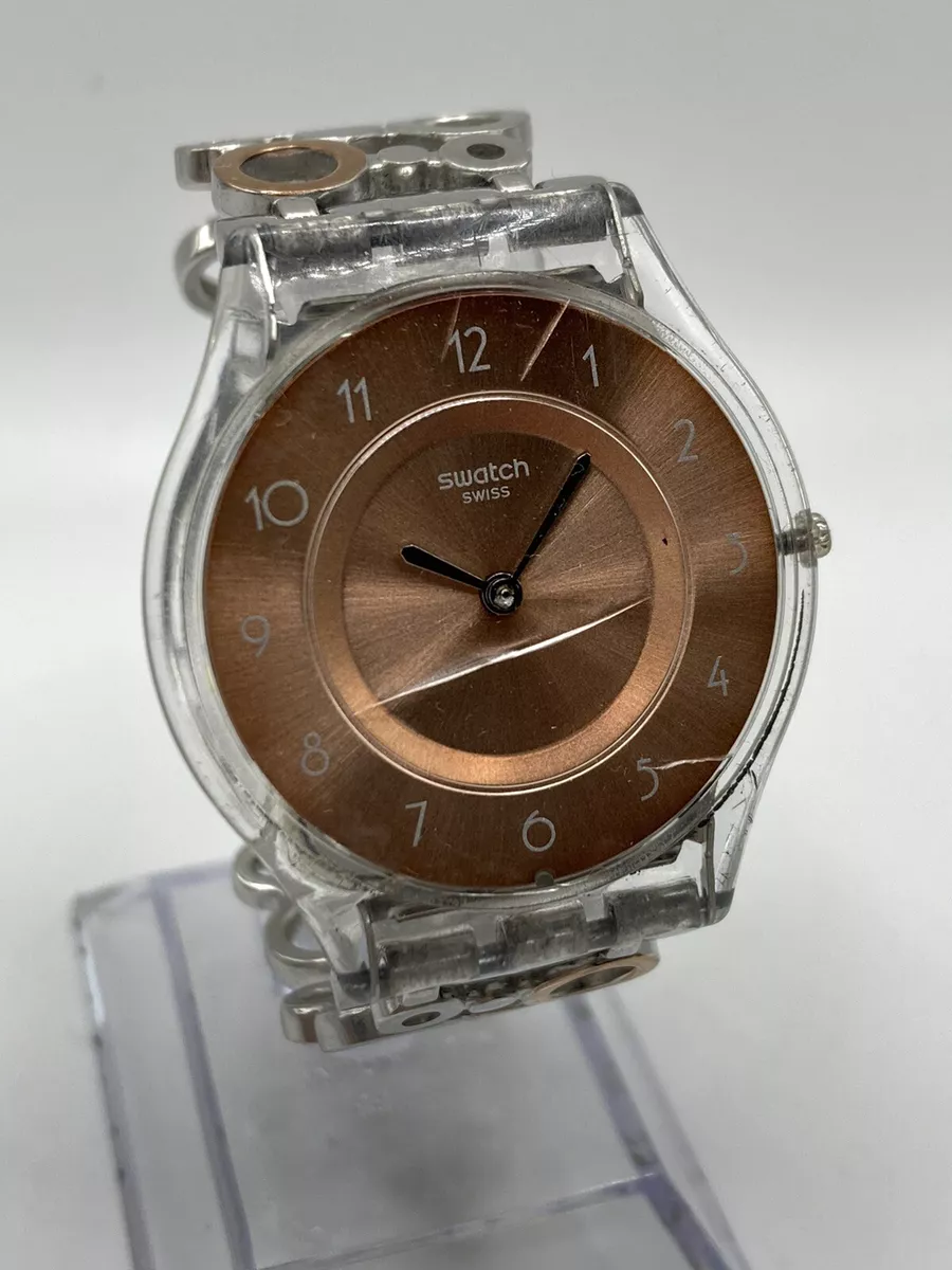 Swatch swiss rose gold shop