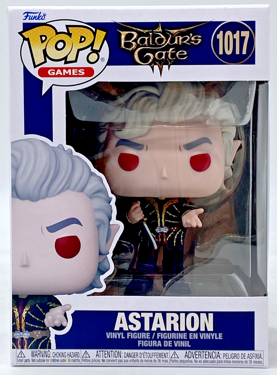 Funko POP! Astarion #1017 with Protector BG3 Baldur's Gate #