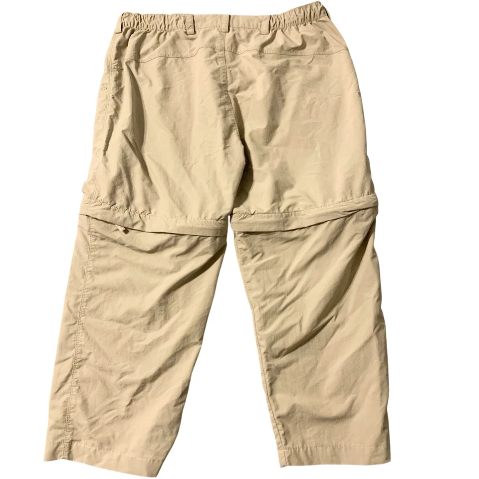 Pantalones Sierra blancos para mujer XL *Dobladillo a 24” punto de corteza convertible cremallera *LEER Foto 2 de 4