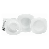 Creatable 20570 Serie Amelie Weiss 18-Teiliges Geschirrset Teller Set Porzellan