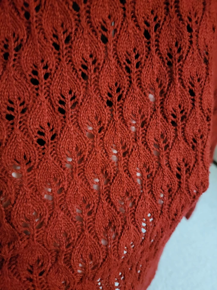 Bobbie Brooks Mujer Cárdigan Suéter Camisa Top Blusa Talla 26W/28W Borgoña Foto 4 de 4