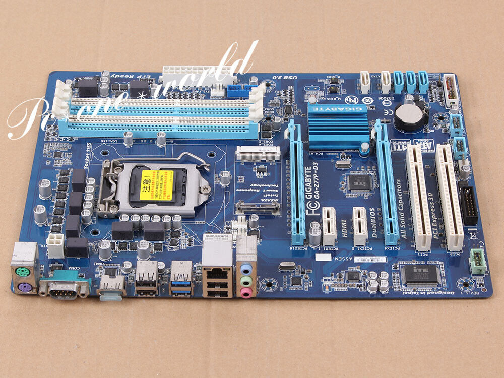 GIGABYTE GA-Z77P-D3 LGA 1155 DDR3 Intel Z77 SATA 6Gb/s ATX