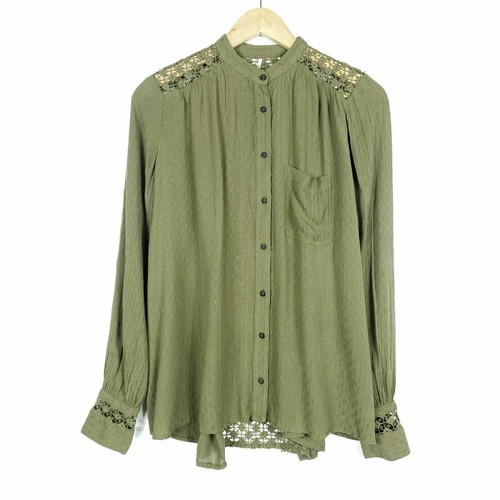 Free People Women Button Down Blouse 