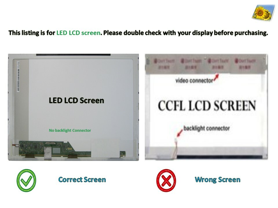 Schermo LCD LED 17.3 Pollici Per Laptop, WXGA++ 1600x900, Compatibile Universale, Nero
