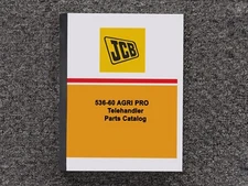 JCB 536-60 AGRI PRO Telehandler Parts Catalog Manual