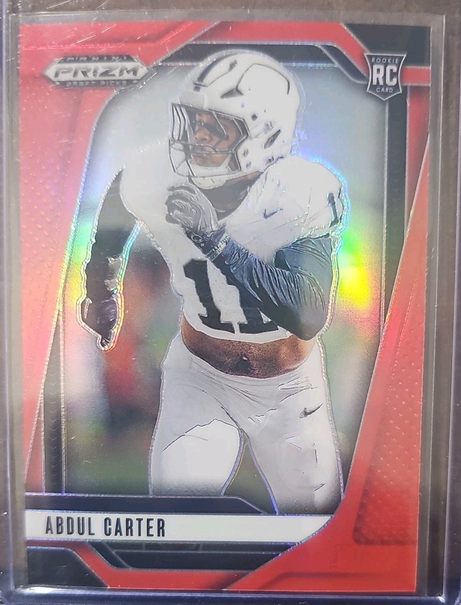 2025 Prizm Draft Picks - Abdul Carter #102 Red Prizm /399 Rookie