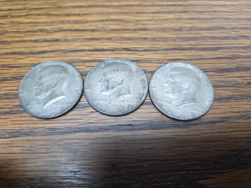 (3) Kennedy Half Dollars