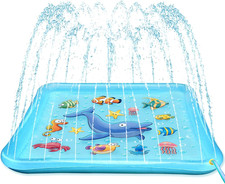 Splash Pad for Toddlers, Outdoor Sprinkler for Kids, 67" Summer Water Toys Infla