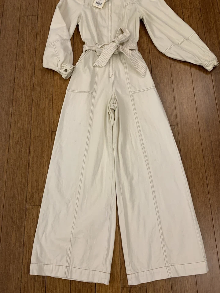 BNWT KIVARI Lourdes Cream Boilersuit /Jump Suit Size 6 / XS RRP $349 - image 4 of 4