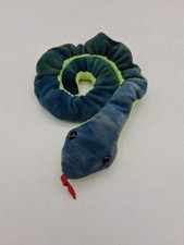 Ty Beanie Babies Hissy the Snake Green 1997