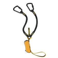 Klettersteigset Cable mit Bandfalldämpfer, Legierter Stahl, Höhensicherungsgerät