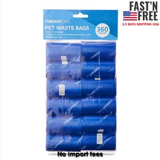 Vibrant Life Dog Waste Bag Refills, Blue, 360 Count