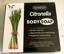 3 Bar Lot - Komedo Citronella Body Soap Gentle Degreasing Moisturizing New Boxed