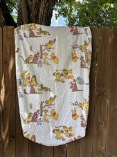 1968 Vintage Winnie The Pooh Crib Sheet Disney By Sears, Cute, Nostalgia.