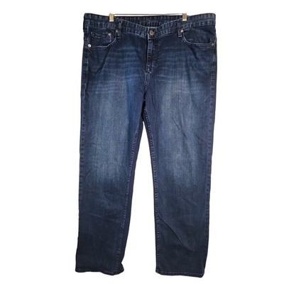 Calvin Klein Jeans Mens W40 L32 Straight Dark Wash Denim Pants