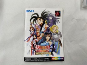 Samurai Shodown SNK Neo Geo Pocket Game Cart NZ NeoGeo Pocket Used