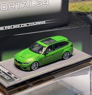 Mortal 1:64 Green F81 M3 CS Wagon Touring Sports Model Diecast Display Car