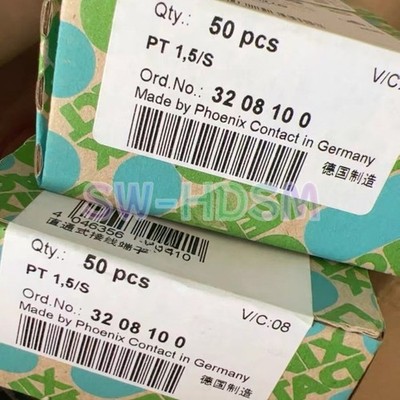 50PCS/Box for 3208100 Straight Through Terminal PT 1.5/S #zc