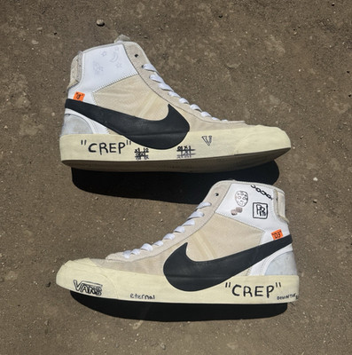 Nike Off-White x Blazer Mid OG The Ten 2017 AA3832-100 Virgil Abloh Size 10.5