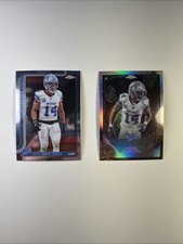 2025 Topps Chrome Amon-Ra St. Brown Fortune 15 Refractor (F15-13) + Base Card