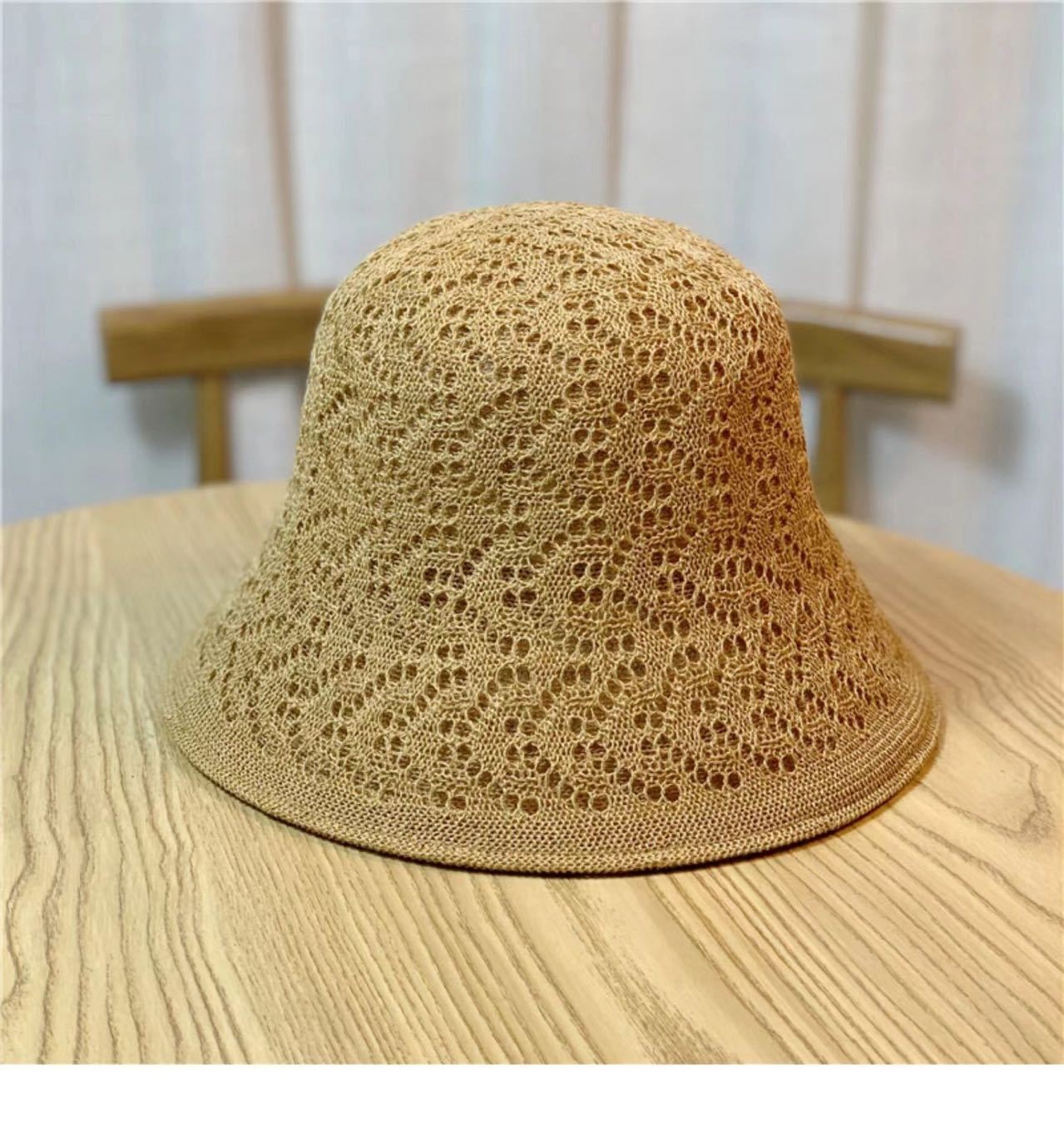 APL Elegante cappello da pescatore scavato da donna protezione solare per le giornate estive