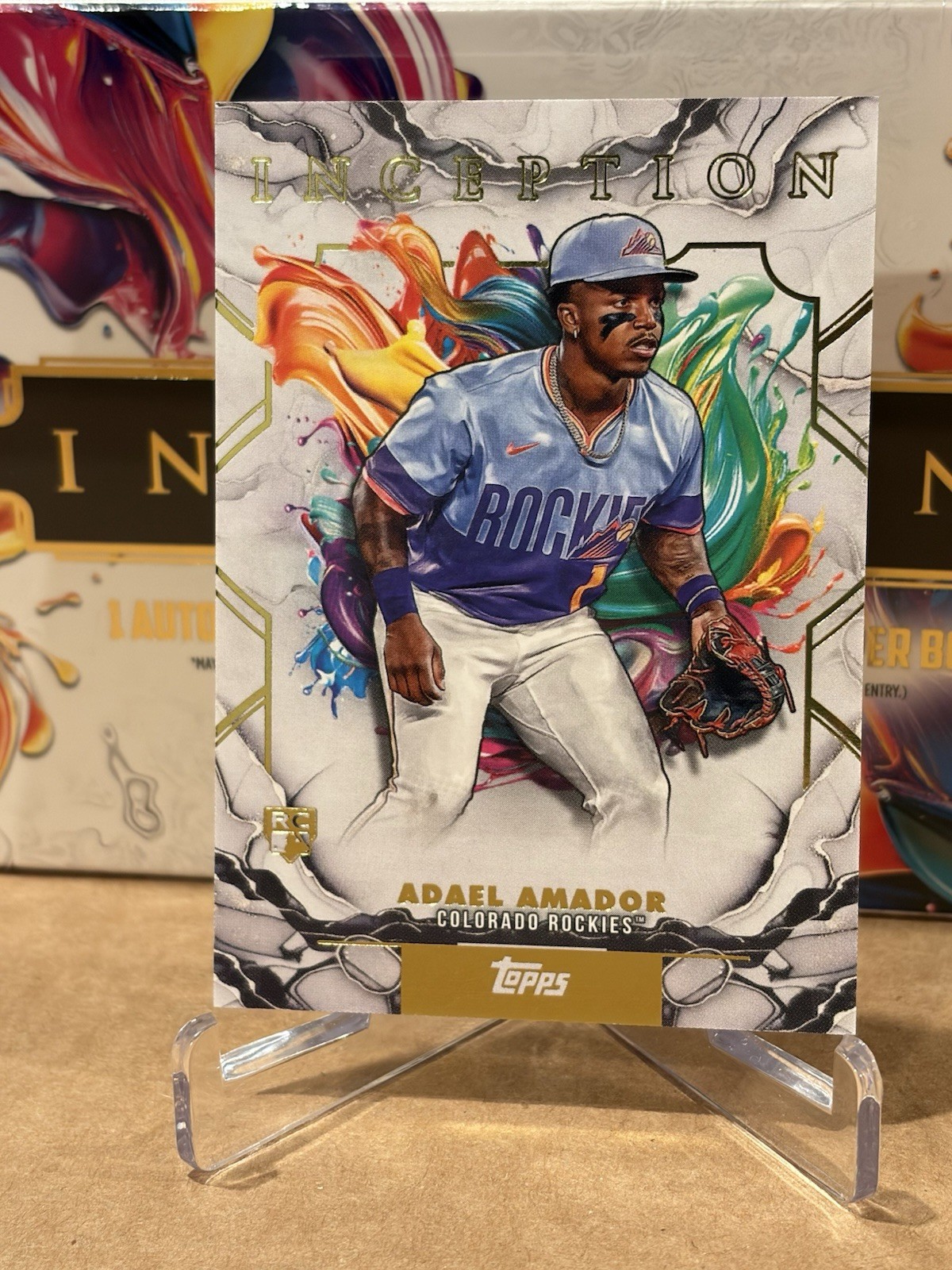 Adael Amador 2025 Topps Inception -(RC) Base Rookie #65 Colorado Rockies