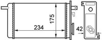 Mahle WäRmetauscher, Innenraumheizung U.A. FüR Opel, Renault, Vauxhall