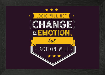 change an emotion Gerahmtes Wandbild Poster Leinwanddruck Bild