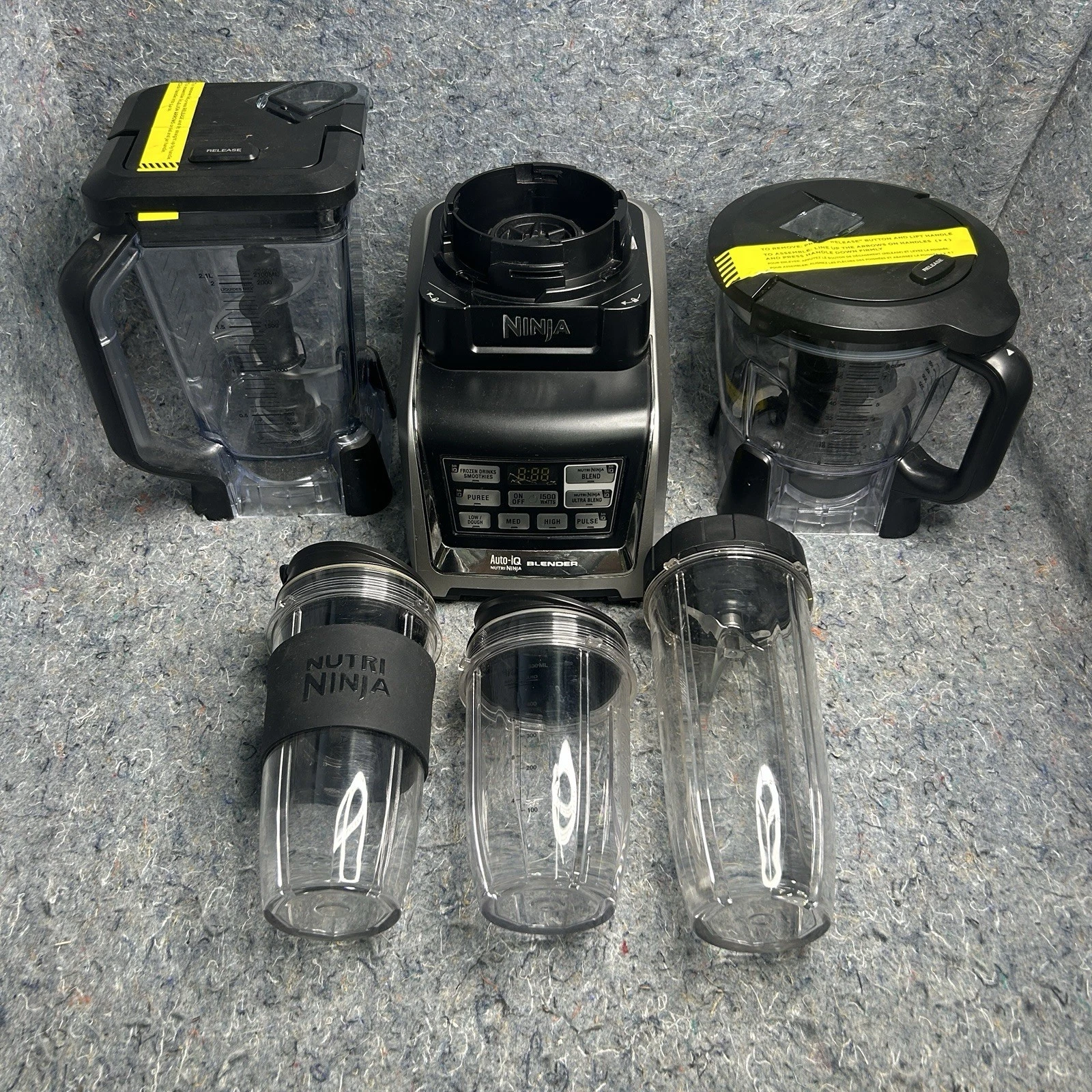 Ninja BL642 Nutri Ninja Blender System 1500W Pitcher Processor Cups Tested
Opens in a new window or