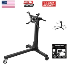 ,3/8 Ton 750 LBs Capacity, Steel Rotating Engine Motor Stand with 360 Degree ...