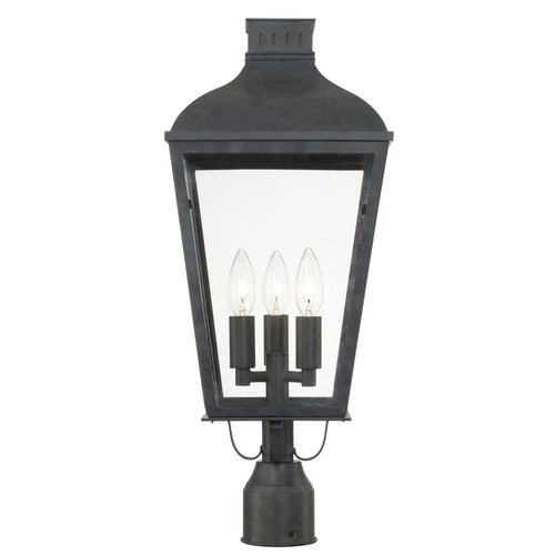 Crystorama Lighting - Three Light Outdoor Lantern Post - Outdoor Lantern Post - - Picture 3 of 3