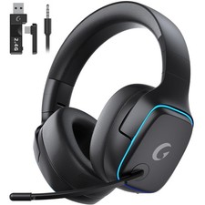 2.4GHz Wireless Gaming Headsets for PS5, PS4, PC, Switch - Bluetooth 5.3 Gami...