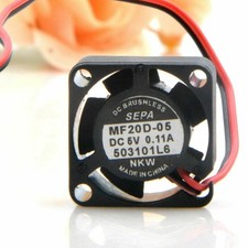 1pc 2CM 2010 5V 0.11A 2-wire Mute Miniature Cooling Fan MF20D-05