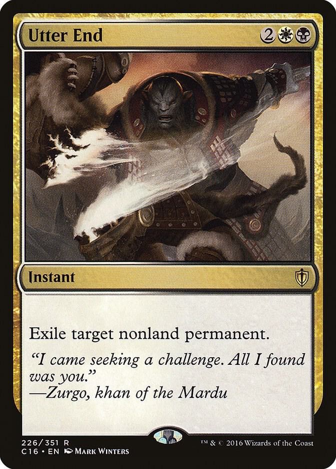 Utter End 226 Rare Commander 2016 Magic: The Gathering Near Mint