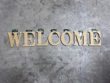 Welcome Sign Letters Crafts MPI Wood 5  