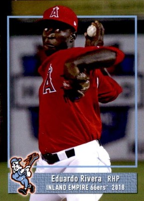 2018 Inland Empire 66ers Grandstand 26 Eduardo Rivera Dominican Republic DR Card