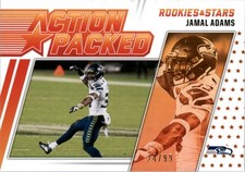 2021 Rookies and Stars Action Packed Orange #7 Jamal Adams /99 - FB