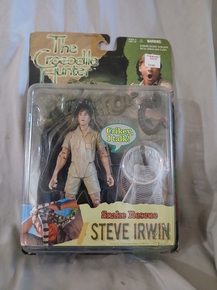 The Crocodile Hunter Snake Rescue Steve Irwin Action Figure 2000 | eBay