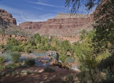 Photo:Havasu Canyon Arizona 2018 Pools above Fifty-Foot Falls Grand Canyon