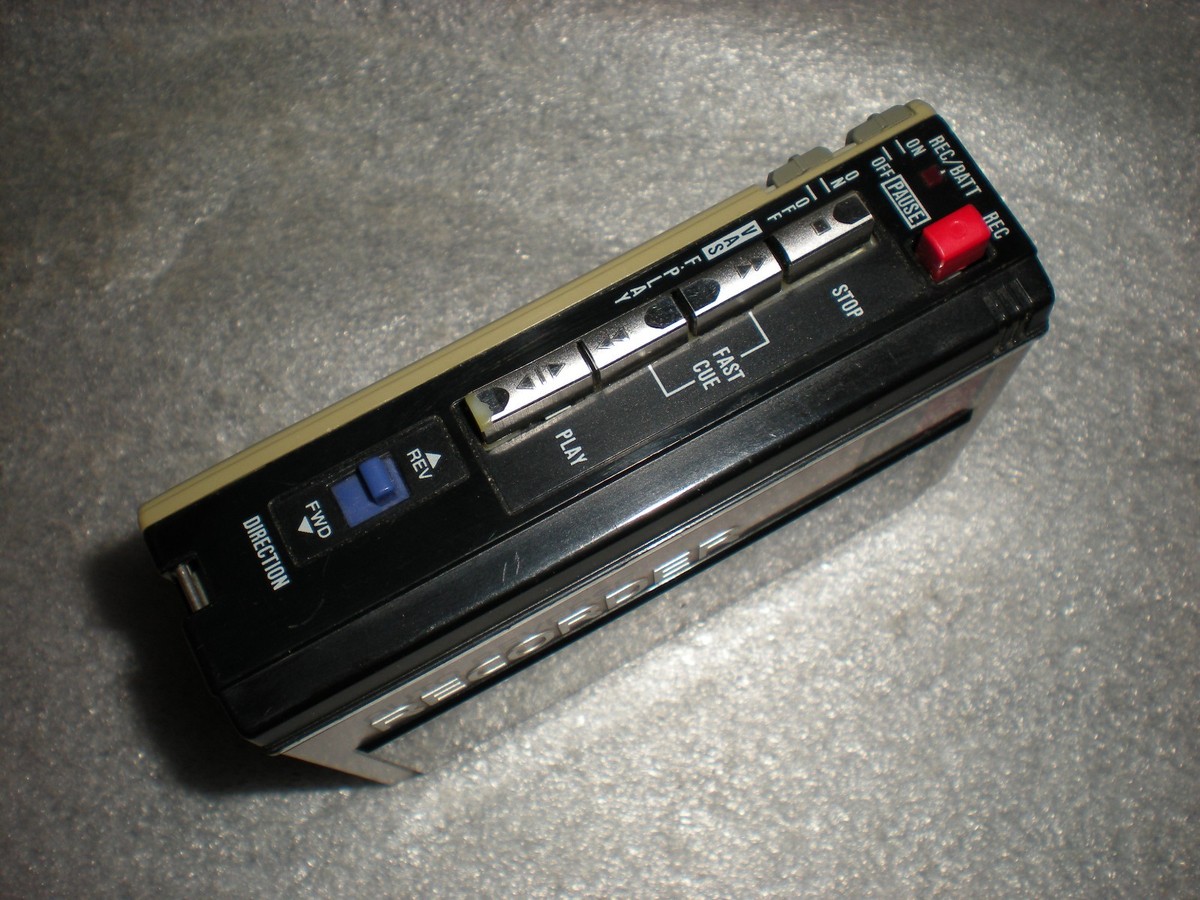 National Panasonic RQ-382 ミニカセットレコーダー Vintage Panasonic RQ-382 Cassette Tape Recorder Player Portable