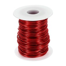 12 Gauge Aluminum Craft Wire 2.0mm 98.5ft Bendable Metal Wire, Red