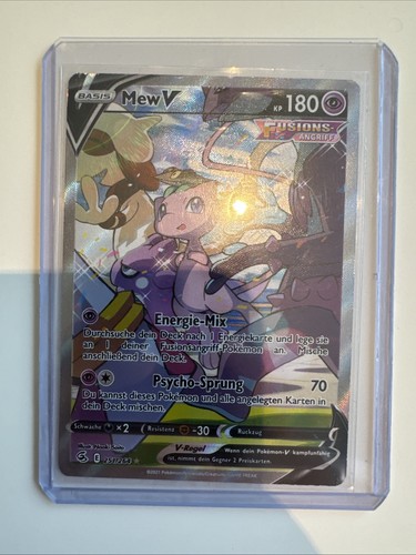 Pokemon Mew V 251/264 Fusionsangriff Alt Art Illustration Secret Rare Karte Full - Bild 3 von 3