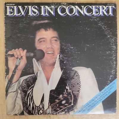 Elvis Presley   Elvis In Concert Vinyl, LP 1977 RCA APL 2-2587