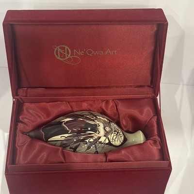 Ne Qwa Art Dark Queen Jessica Galbreth 266-AF-JG Glass Ornament w/ Box RARE