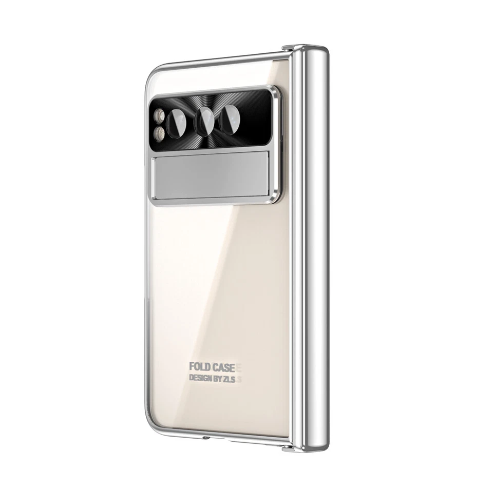 For Google Pixel Fold Anti-fall Luxury Flip Case Protective Phone Case Cover - Image 3 of 4