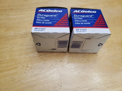 ACDelco PF1127 Oil Filter 25161877 Two Filters | eBay