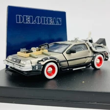 BACK TO THE FUTURE Part III 1/43 Scale Delorean Model Time Machine Figure SKYNET