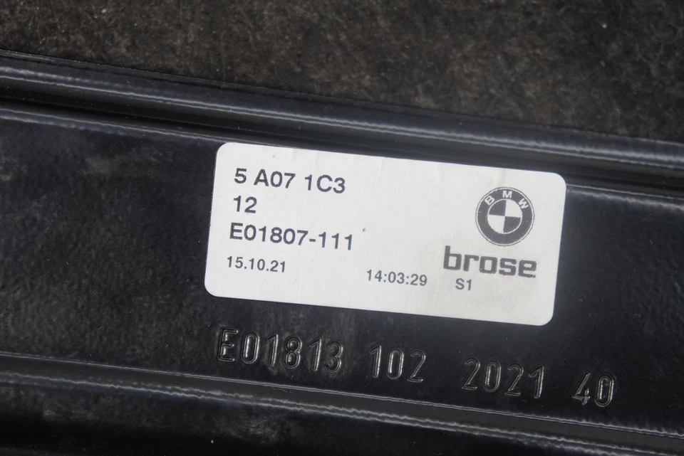 Front Left Driver Door Window Regulator Motor 51335A2A961 BMW M4 M440i G82 G22 - Image 4 of 4