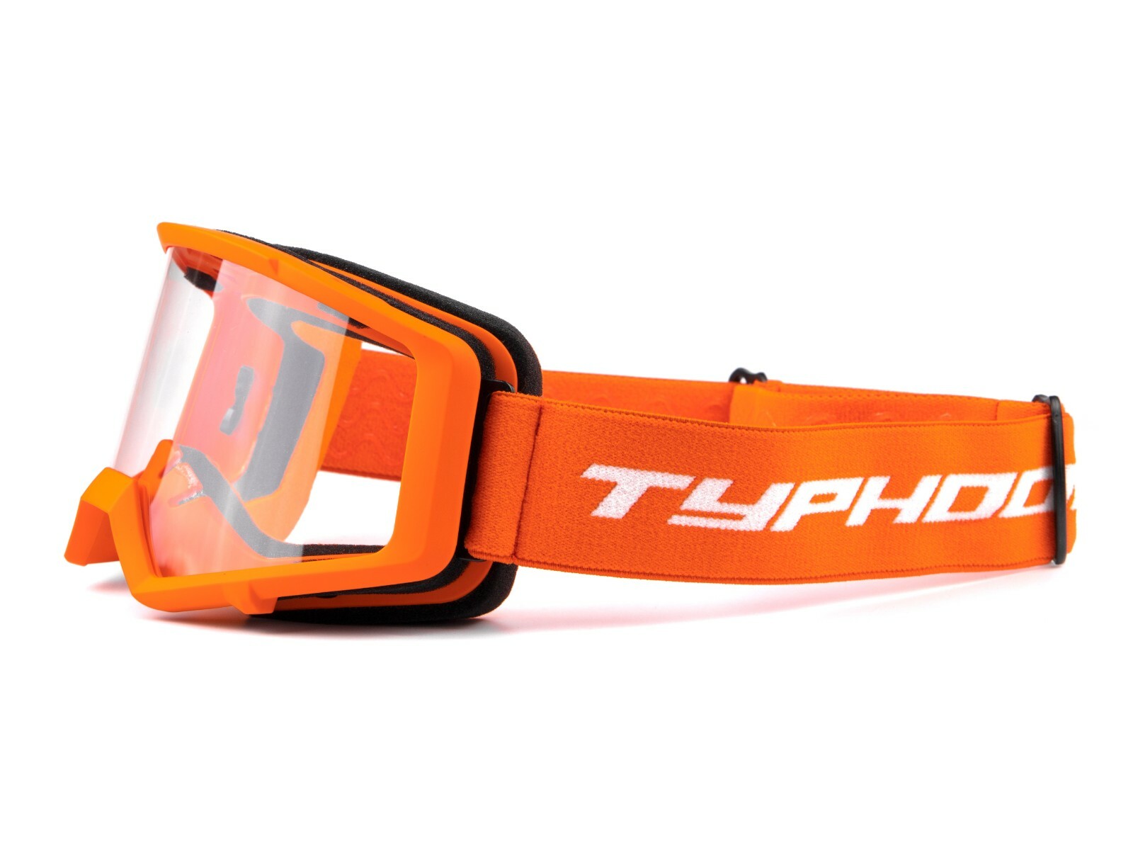Adult Matte Orange Motocross Helmet Combo Black Orange Goggles DOT Off-road ATV